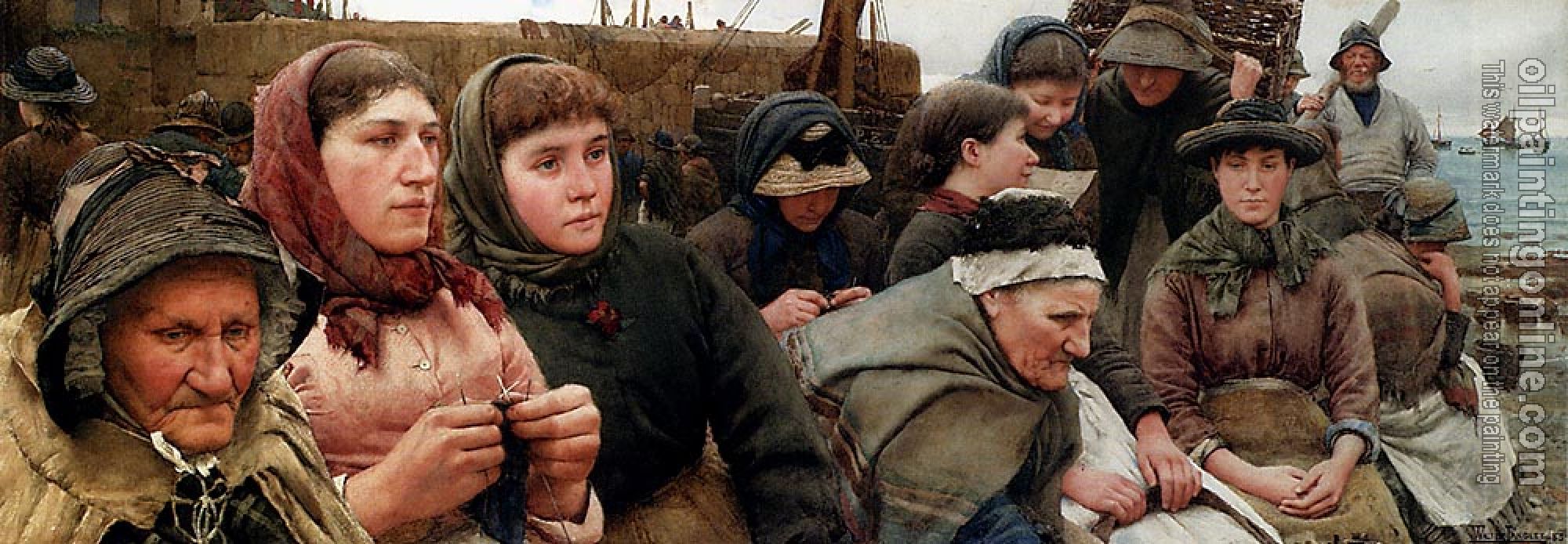 Walter Langley - Waiting For The Boats